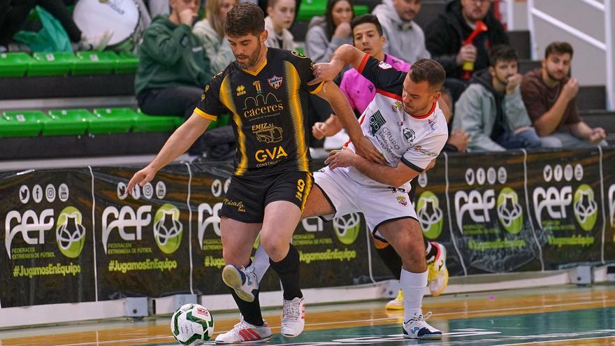 Montehermoso Futsal y Cáceres Uex se miden en la Ciudad Deportiva