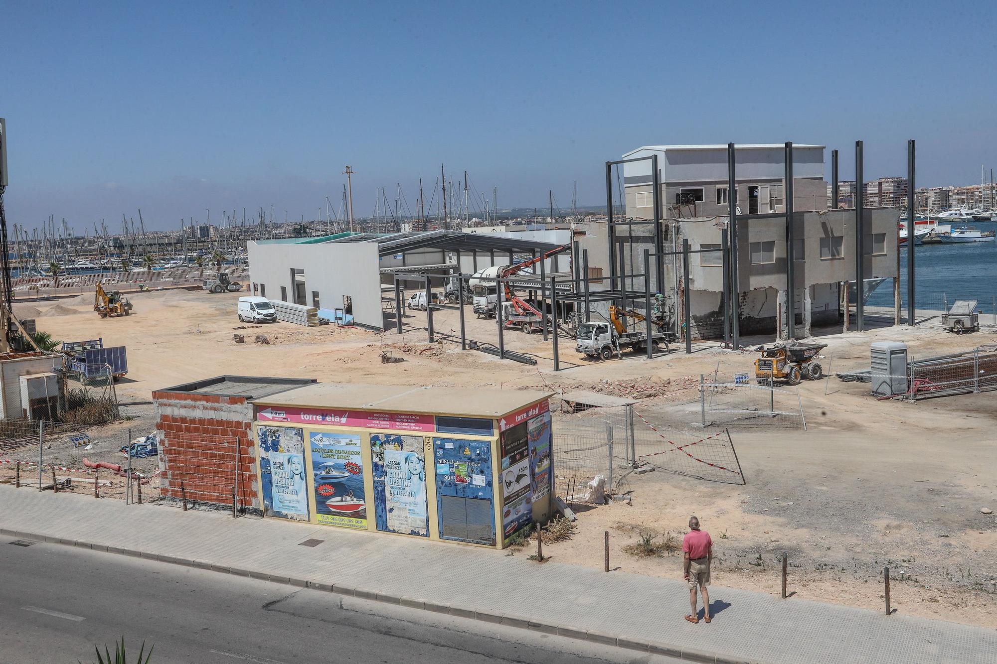 Así van las obras de la nueva lonja pesquera de Torrevieja