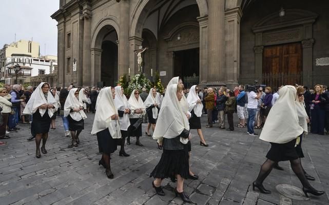 Procesión de Las Mantillas en Las Palmas