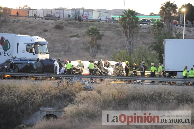 Grave accidente en Sangonera la Seca