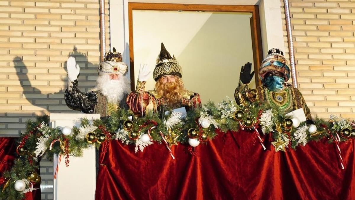 Los Reyes Magos: Melchor, Gaspar y Baltasar.