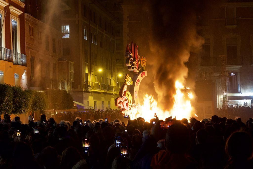 Así ha sido la 'Cremà' murciana del Romea