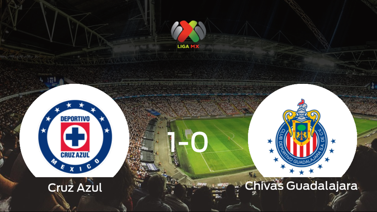 El Cruz Azul consigue la victoria en casa frente al Chivas Guadalajara (1-0)