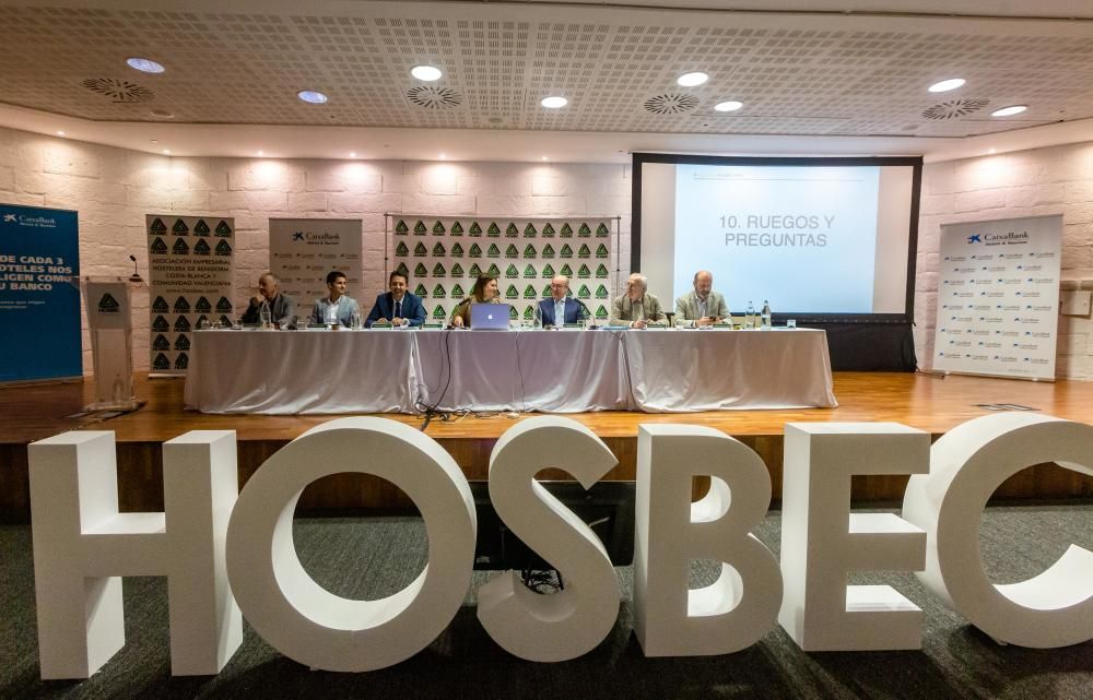 Asamblea de patronal hotelera Hosbec en Benidorm