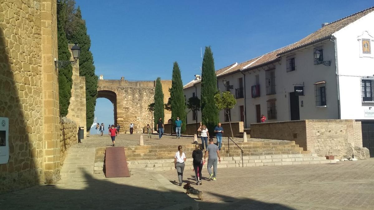 Turistas en Antequera.