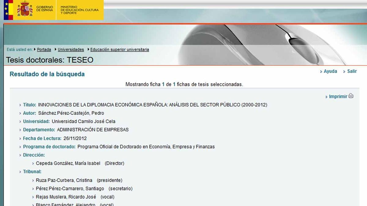 El documento no está digitalizado en la base de datos por deseo expreso del presidente del Gobierno.