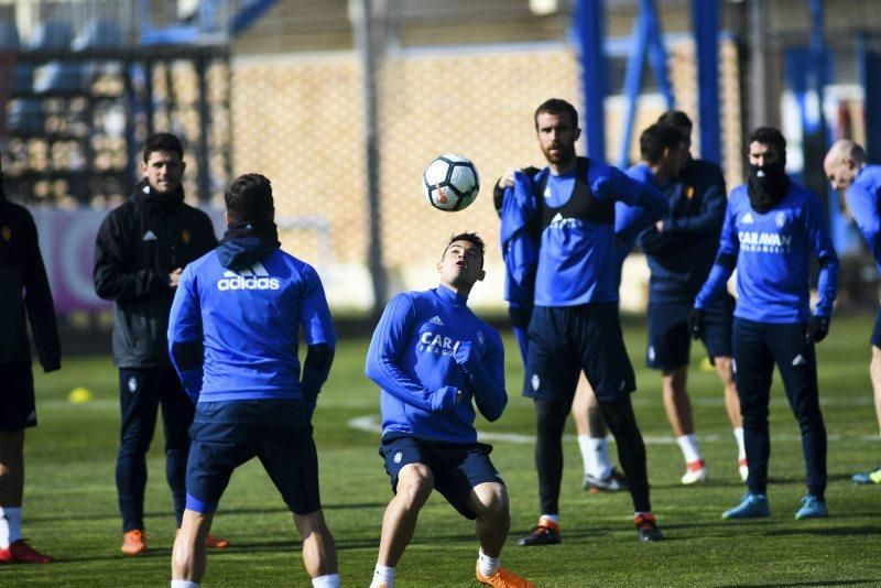 Entrenamiento del Real Zaragoza 24/2/2018