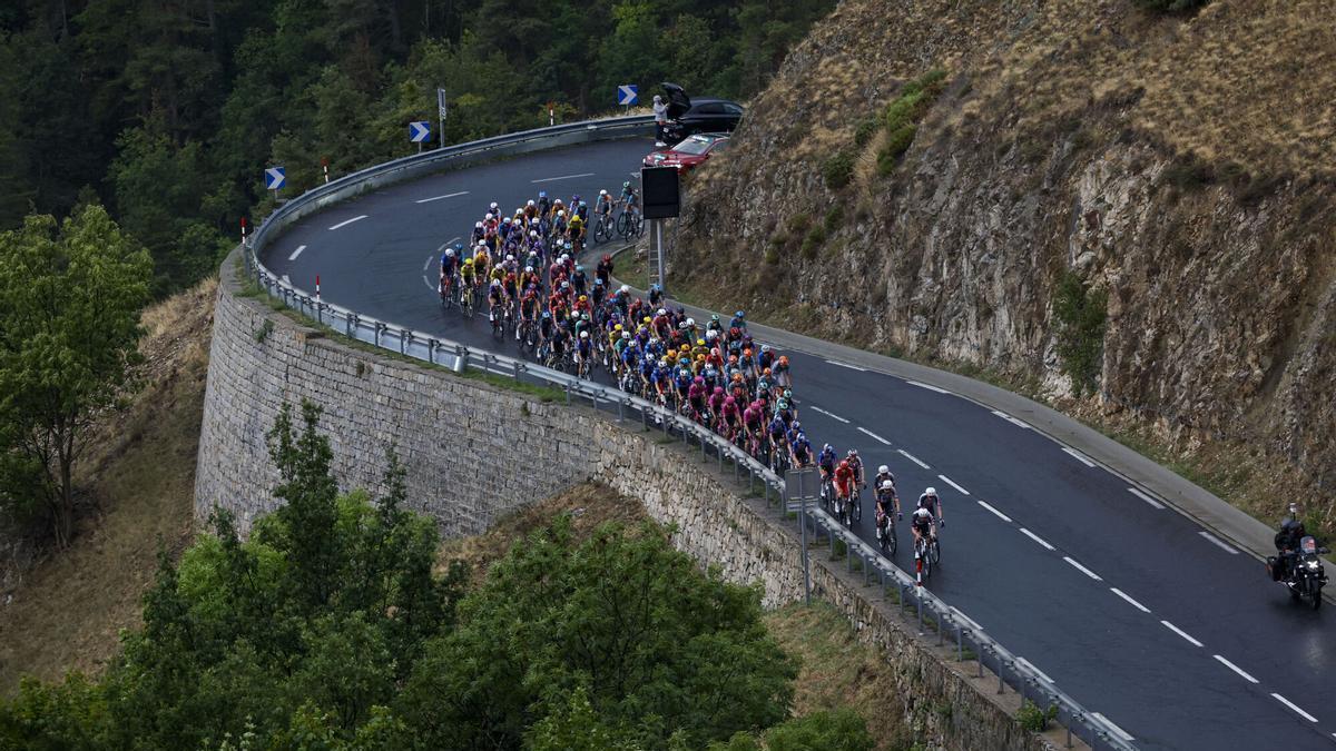 La etapa 3 de la Vuelta a España 2026, en una imagen aérea.