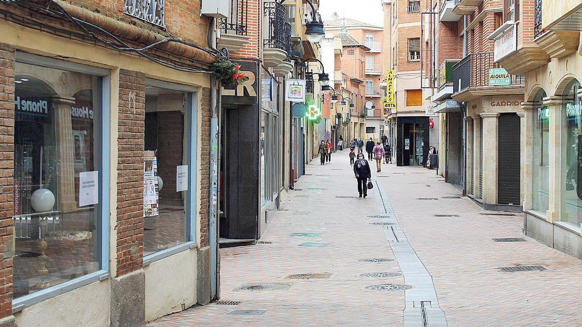 La calle de Herreros de Benavente. | Pablo Rodríguez