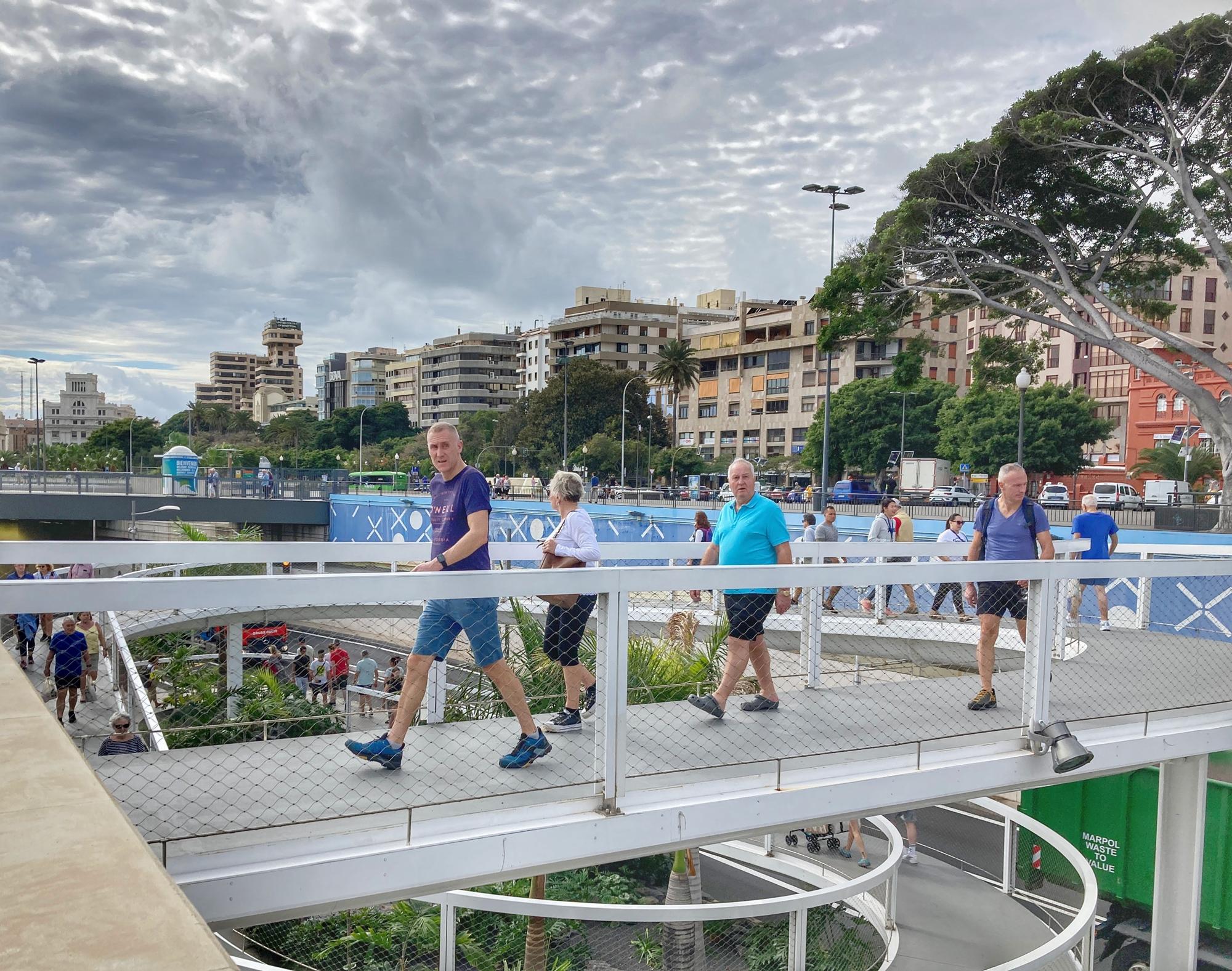 Llegada de más 8.000 cruceristas al Puerto de Santa Cruz