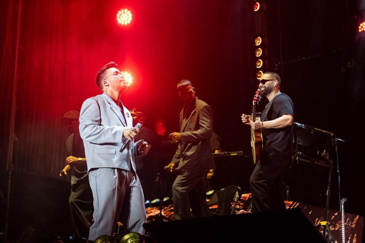 Concierto de Romeo Santos y Prince Royce en el estadio de Cornellà-El Prat