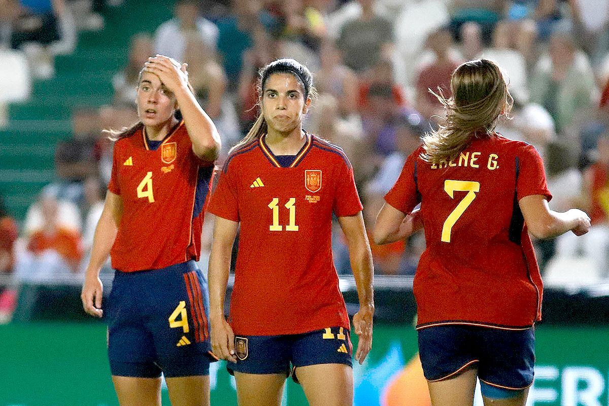 Las imágenes del España - Suecia femenino