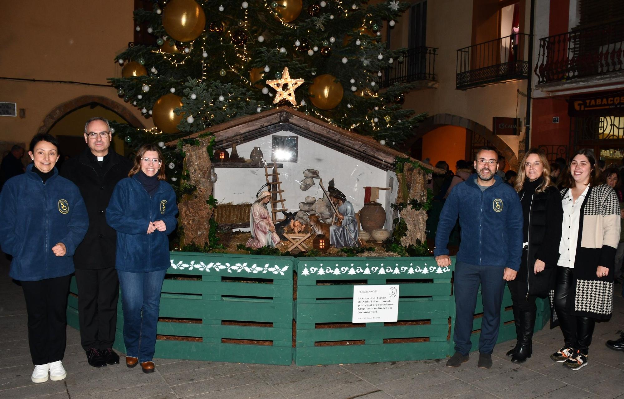 Encesa de las luces del árbol de Navidad de Vila-real