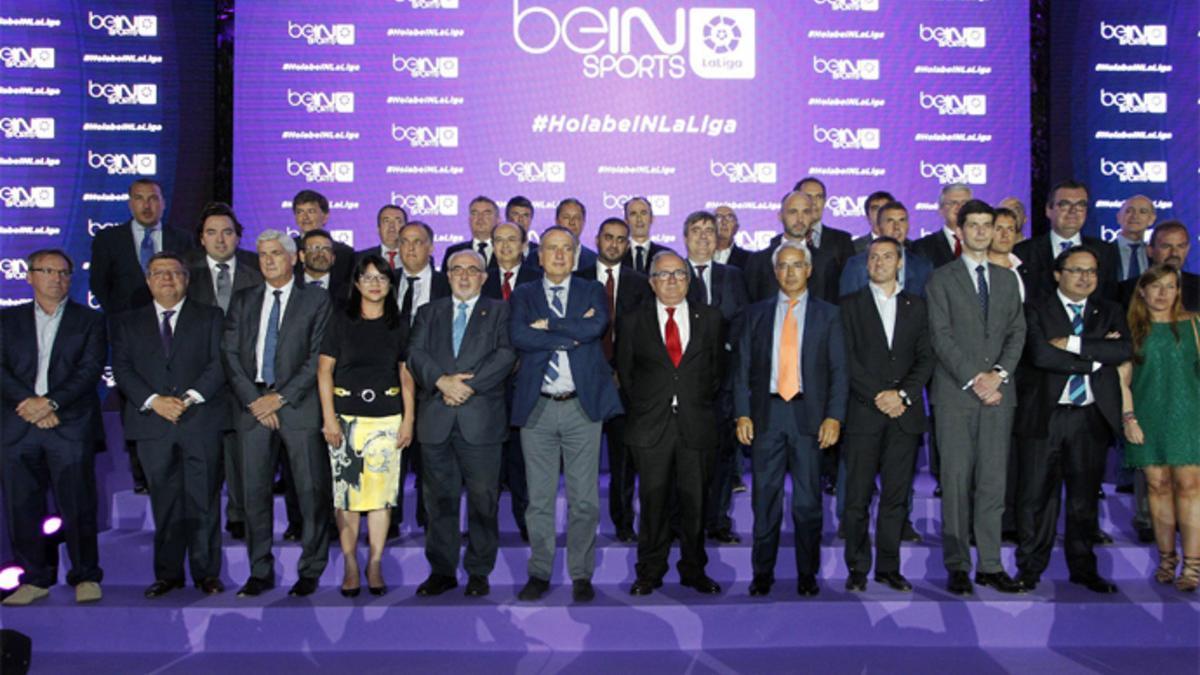 Los presidentes de LaLiga asistieron a la presentación del nuevo canal beIN LaLiga