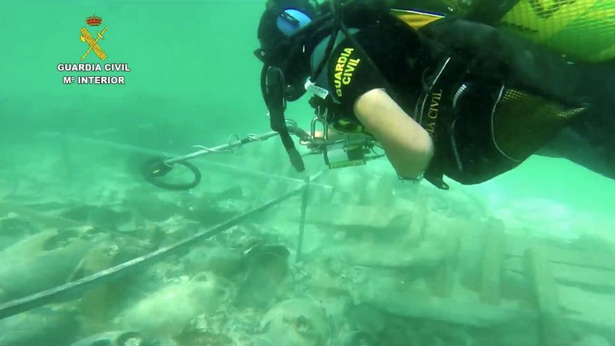 Así es la vigilancia submarina del patrimonio cultural de Baleares