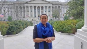 Sayragul Sauytbal, activista en defensa de las minorías musulmanas en China