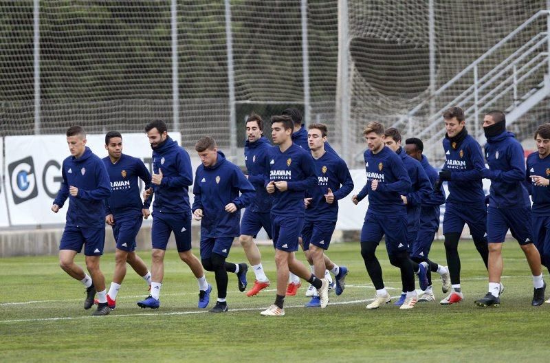 Entrenamiento del Real Zaragoza (22-1-2019)