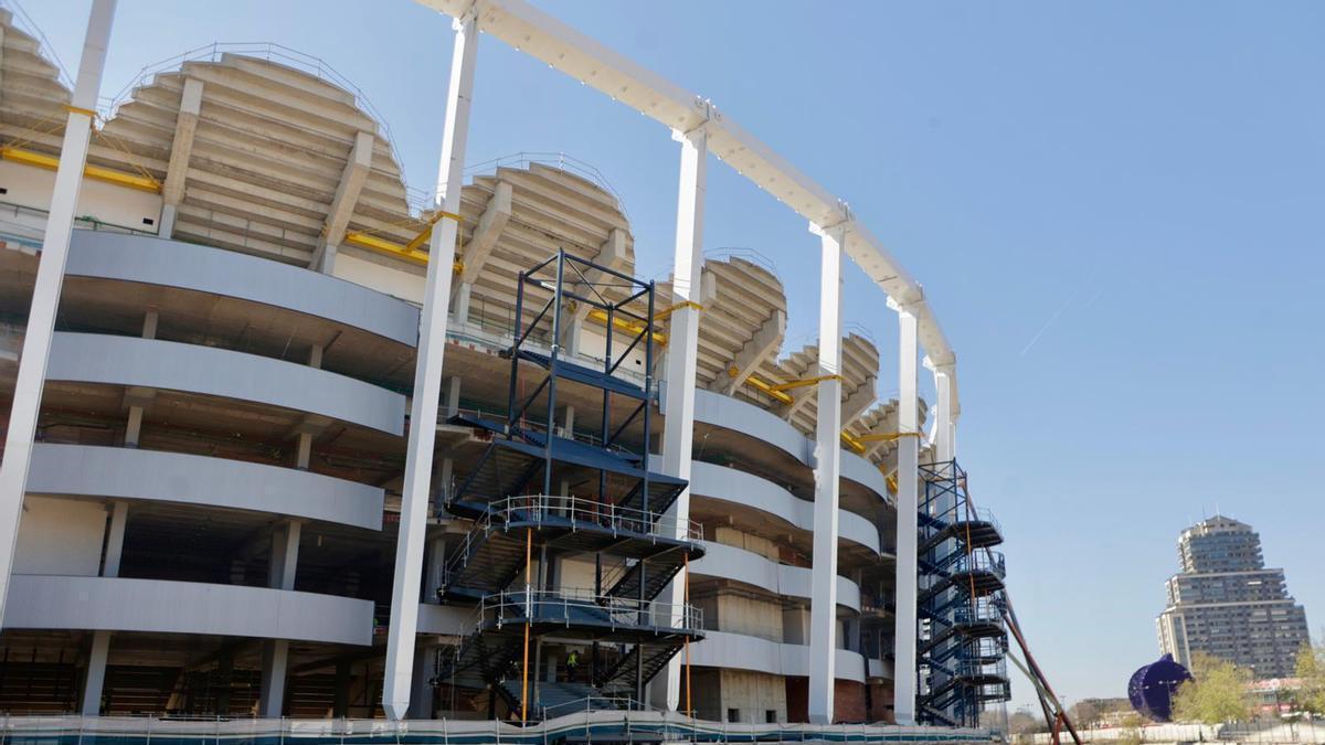 Así avanzan las obras del Nou Mestalla