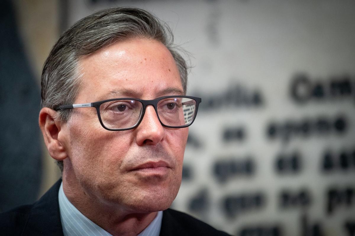 El secretario general del PP de la Comunidad de Madrid, Alfonso Serrano,.