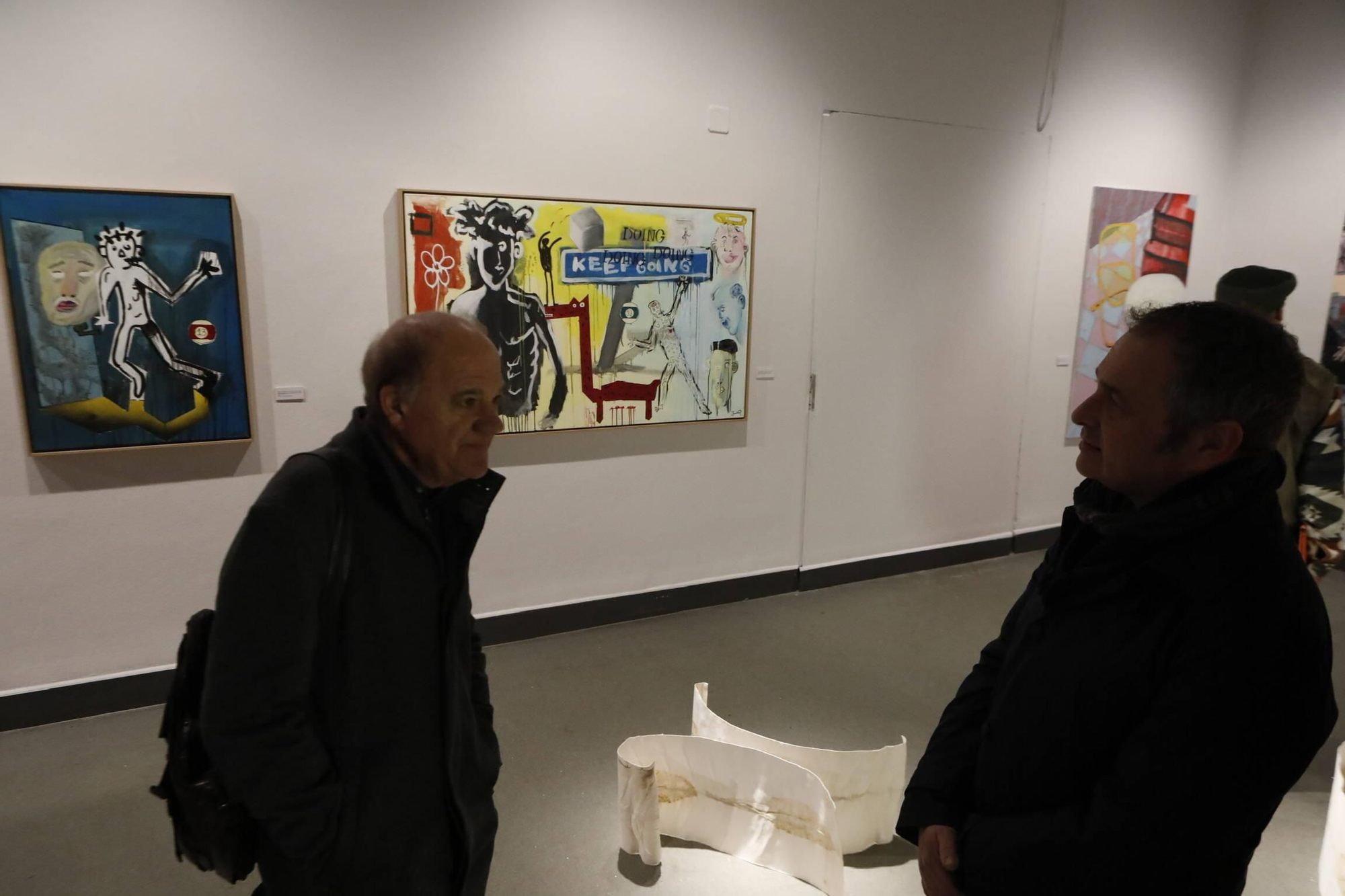 La presentación de la Muestra de Artes Plásticas en el Antiguo Instituto, en imágenes