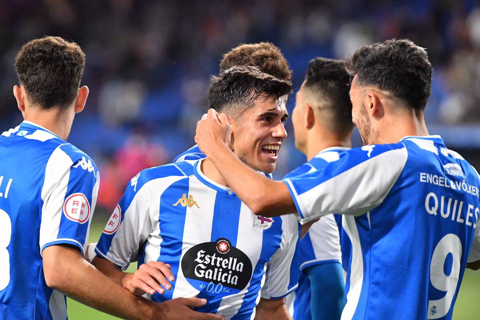 El Dépor golea al Celta B en Riazor