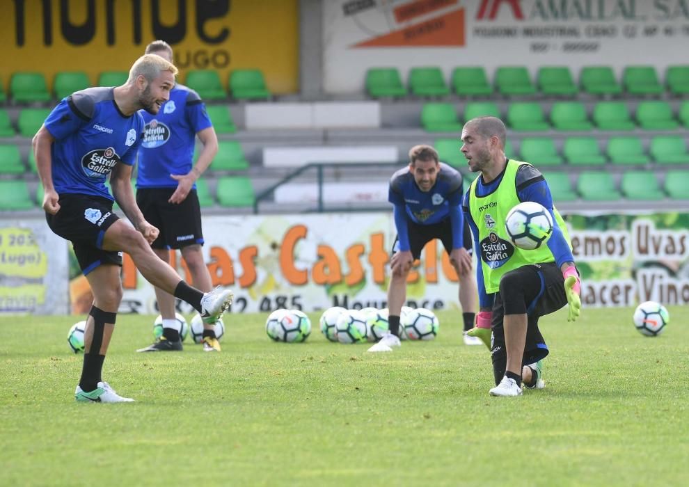 Entrenamiento del Deportivo en Vilalba 8 de agosto