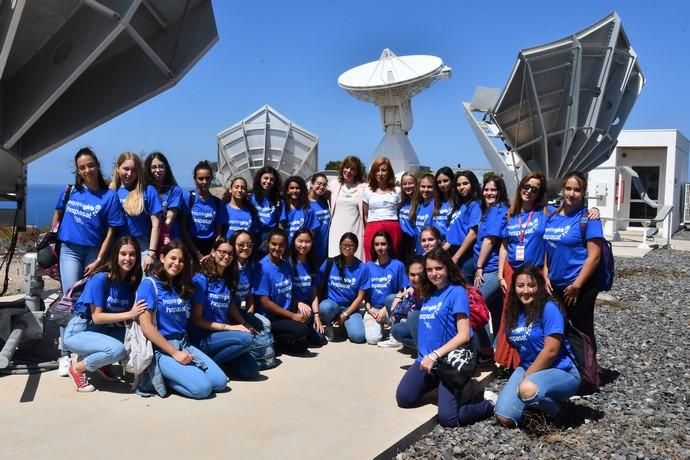 La estación espacial de Maspalomas recibe a estudi