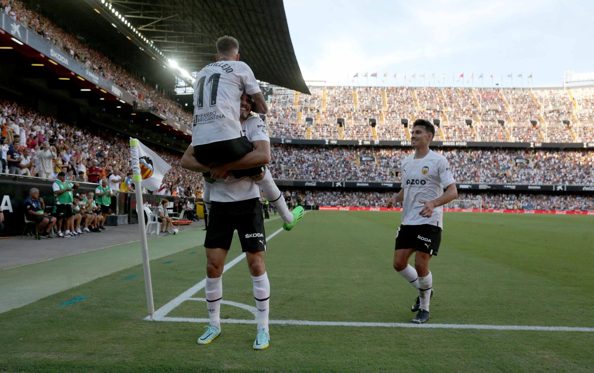 El Valencia - Celta en imágenes