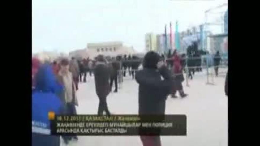 Violentos e inusuales enfrentamientos en Kazajistán