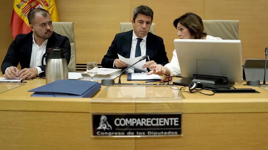 Carlos Mazón, en la comisión de investigación de la dana en el Congreso