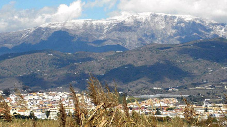 Imagen de la nieve desde el ingenio de Vélez.