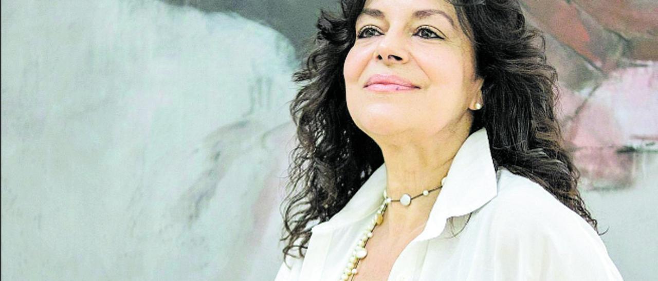 Nancy Fabiola Herrera, que interpretará a Bernarda Alba, en el Auditorio de Tenerife.