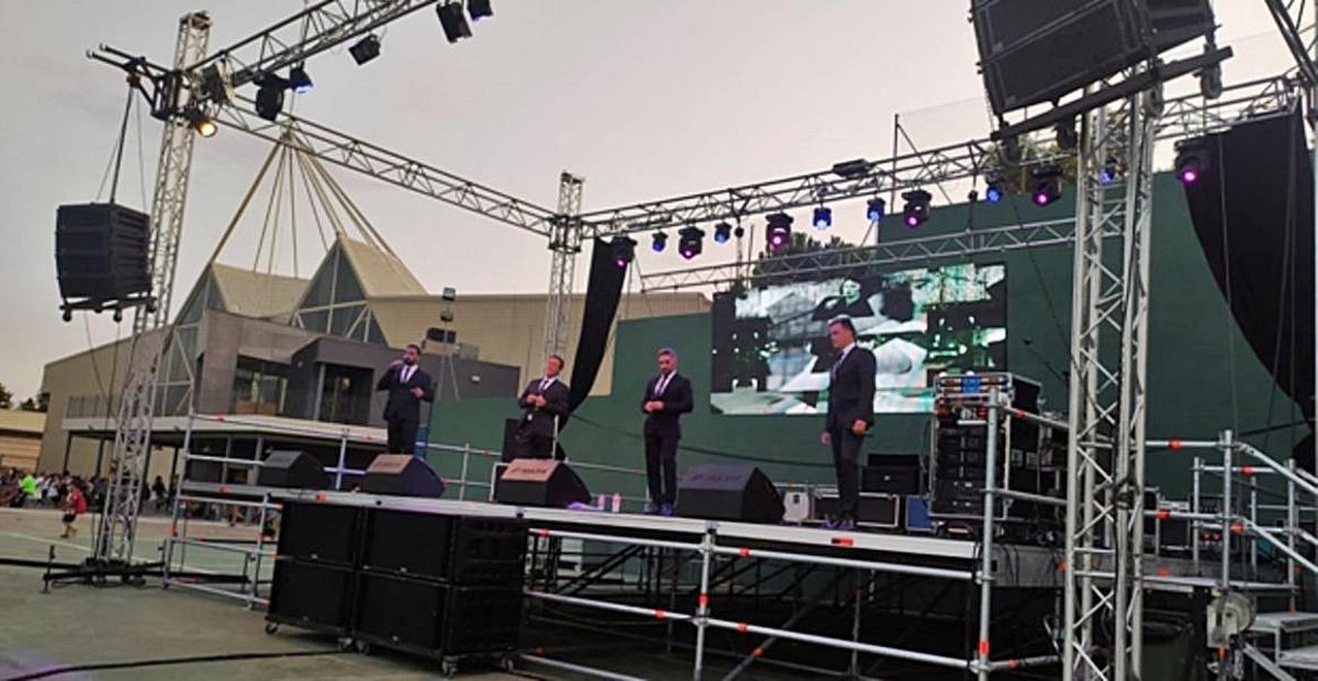 Aarón Grande se hizo con el primer premio en el concurso de cortes. |