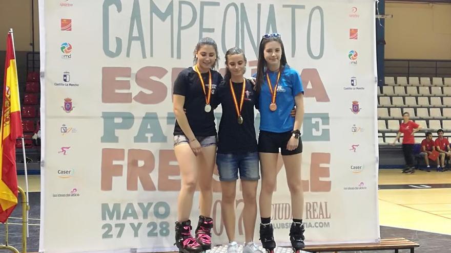 La moañesa Marina Oliveras revalida su título nacional en Freestyle