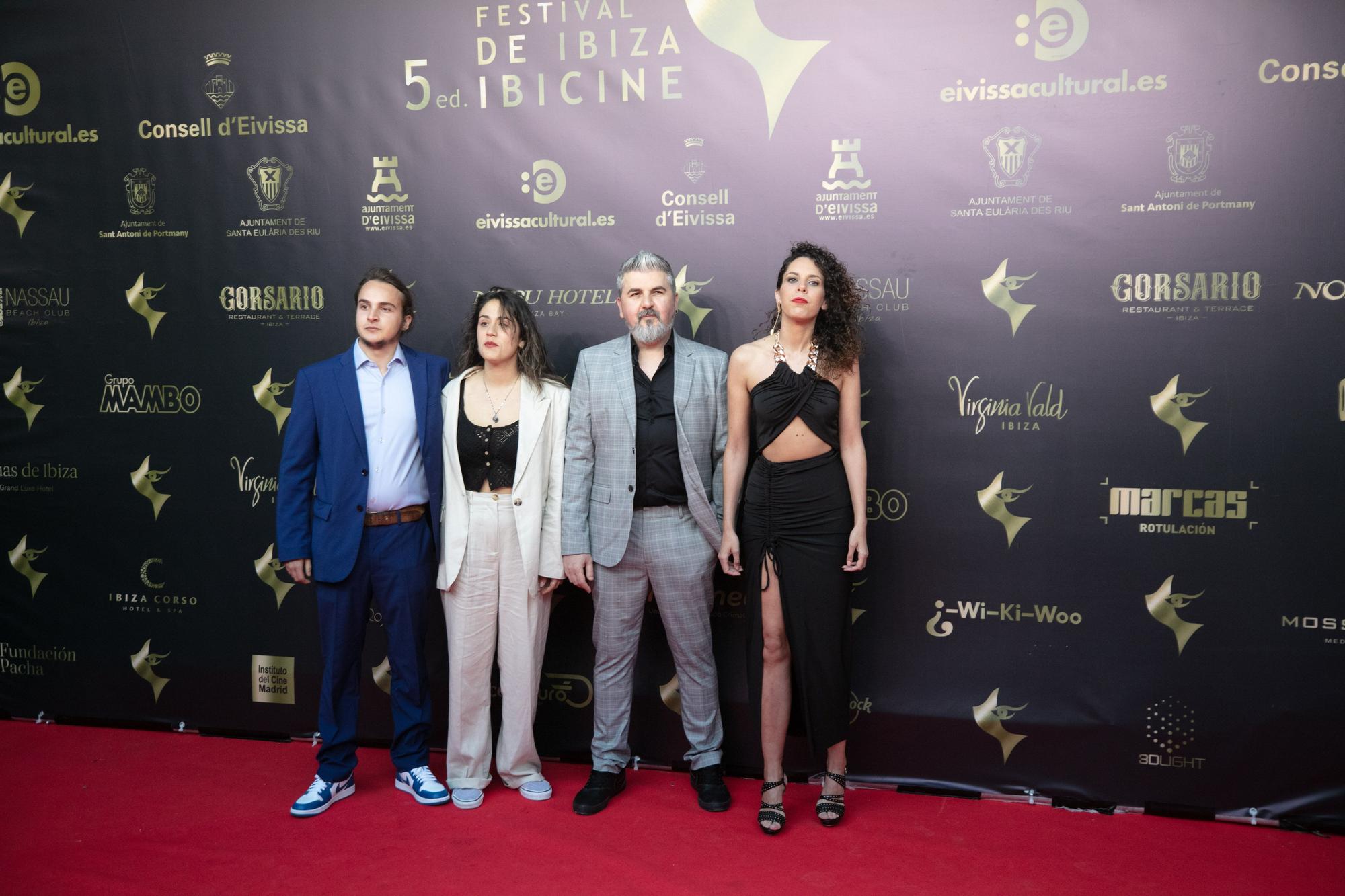 La alfombra roja y gala de clausura del festival Ibicine de Ibiza.