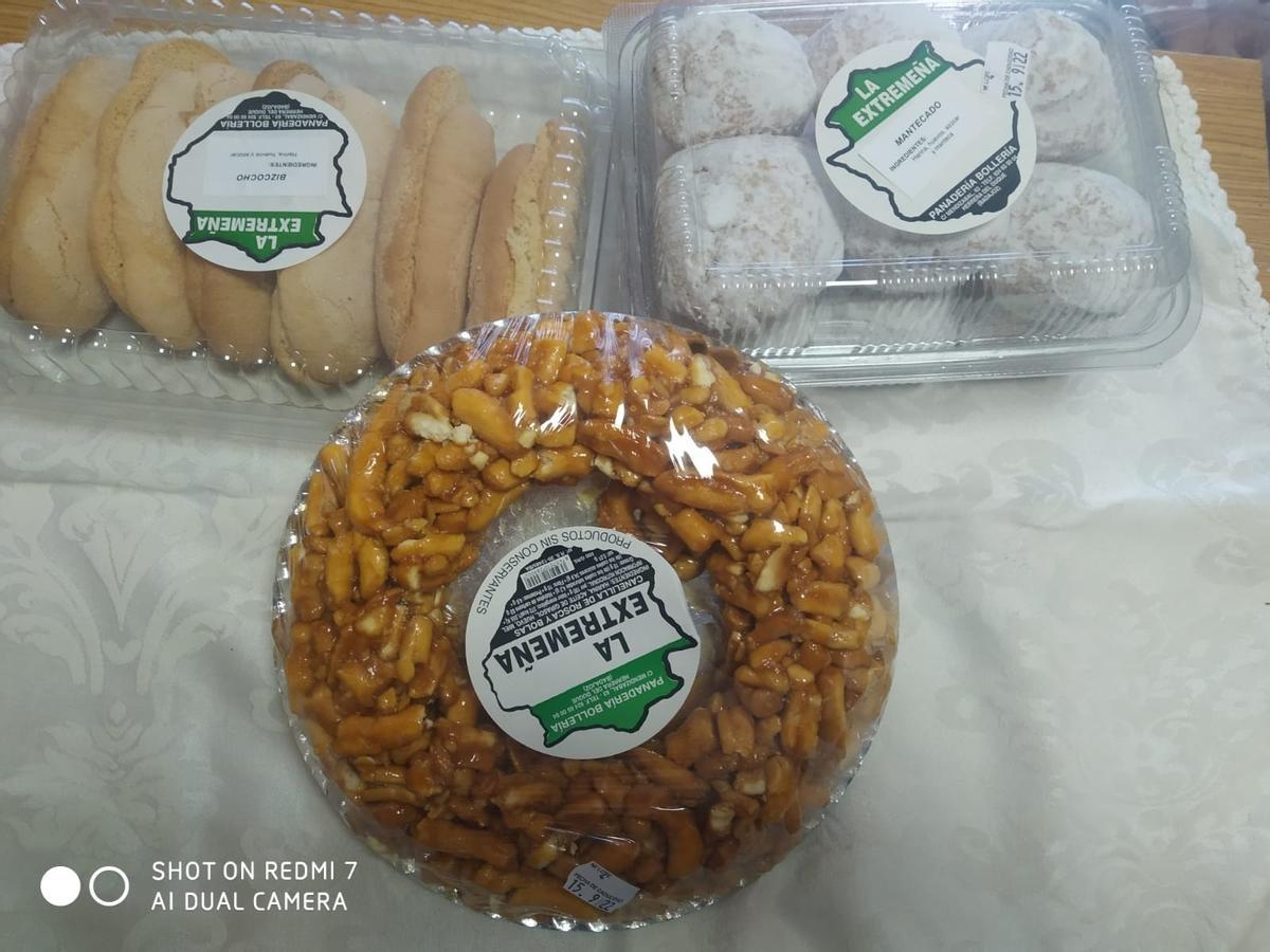 Rosca de candelilla de una panadería de Herrera del Duque