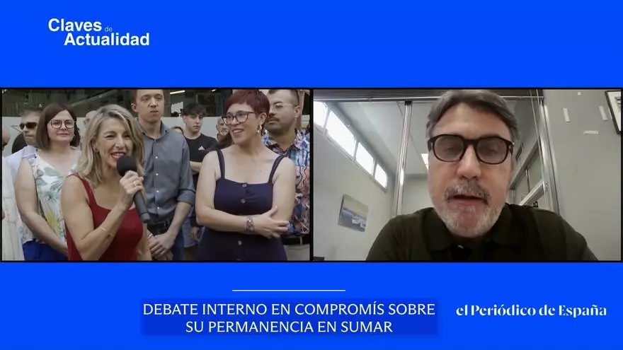 Alfons García y Ana Cabanillas examinan el debate en Compromís sobre su permanencia en Sumar y la situación que atraviesa la coalición
