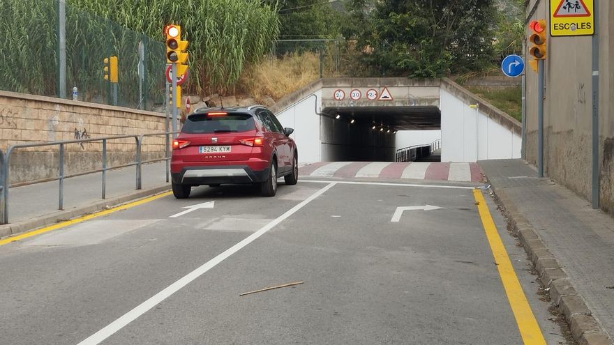 Sant Vicenç ja permet circular en tots dos sentits pel ‘túnel de les monges’