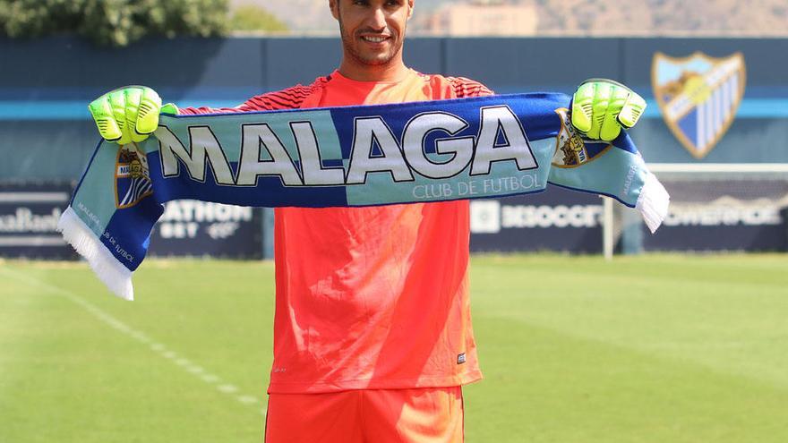 Munir, con el Málaga CF.