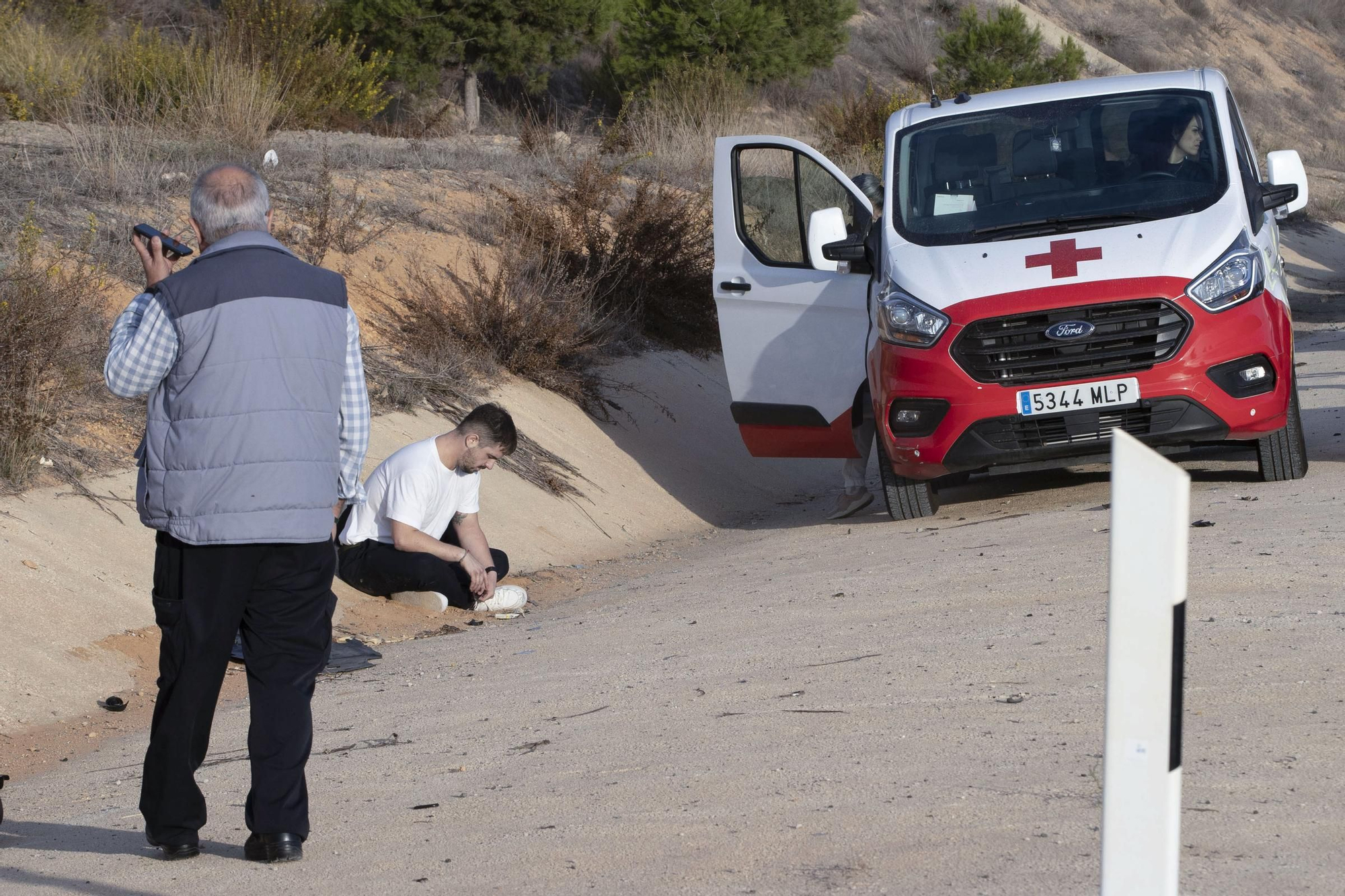 Las imágenes del grave accidente en la A-30 provocadas un conductor drogado