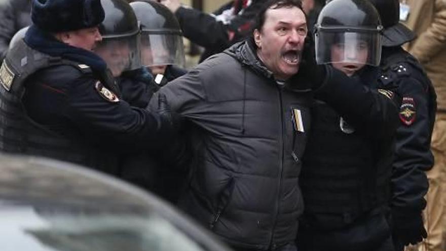 La Policia va realitzar nombroses detencions.