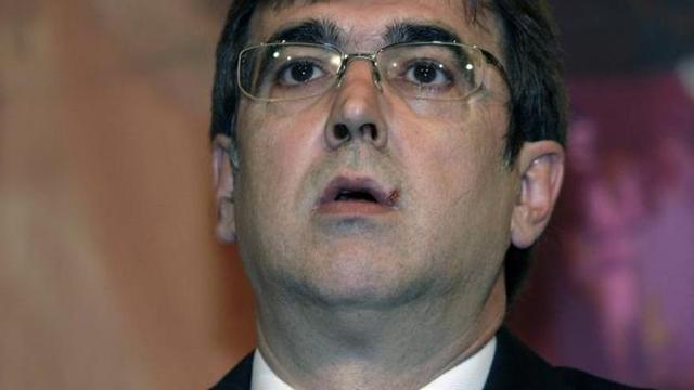 Antich, ayer, durante la rueda de prensa en la que anunció la expulsión de UM.