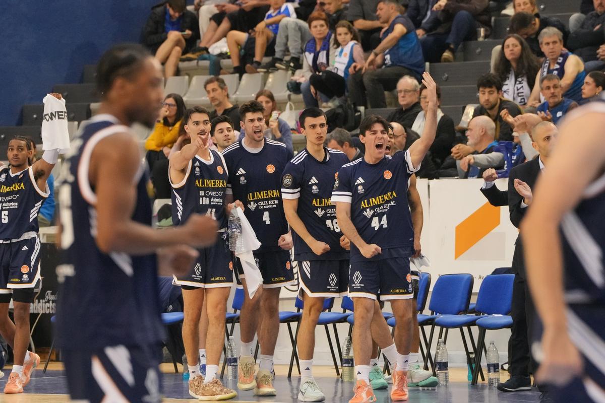 EN IMÁGENES: Así fue la victoria del Alimerka Oviedo Baloncesto en la cancha del Gipuzkoa Basket (79-93)