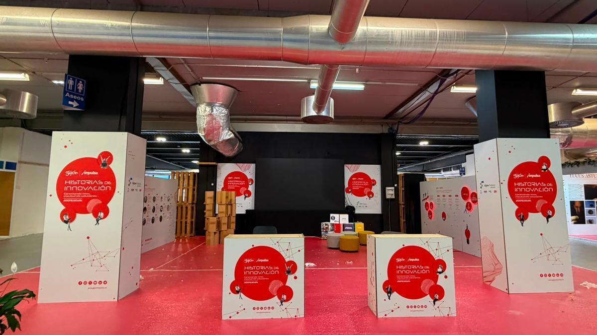 Stand de Gijon Impulsa en la Feria de Muestras