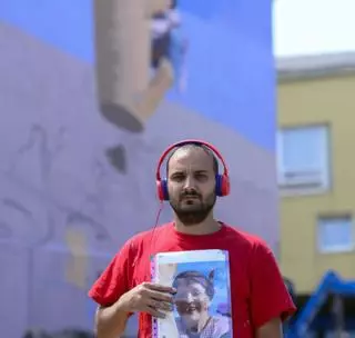 Oleiros contrata al artista Yoseba MP para homenajear a La Pirenaica con un mural en Radio Oleiros