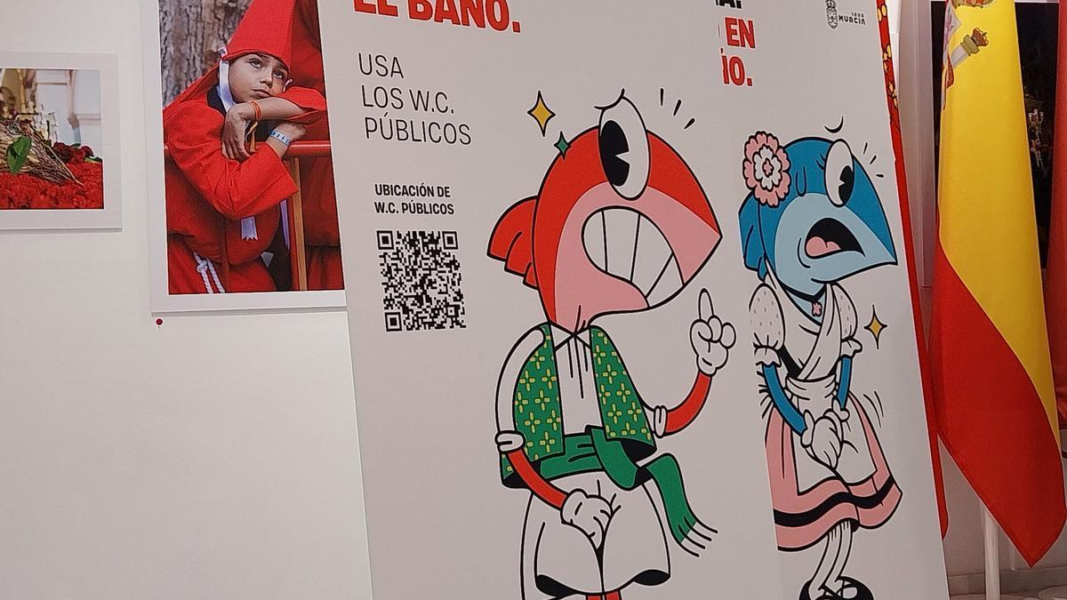 Uno de los carteles que se instalarán en 150 puntos de la ciudad.