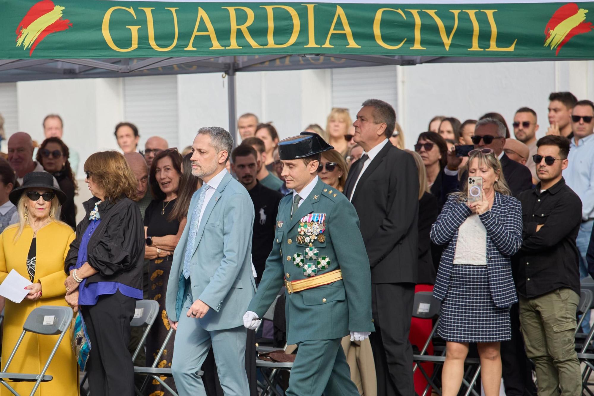 Imatges de la Guàrdia Civil celebrant la seva patrona a Girona