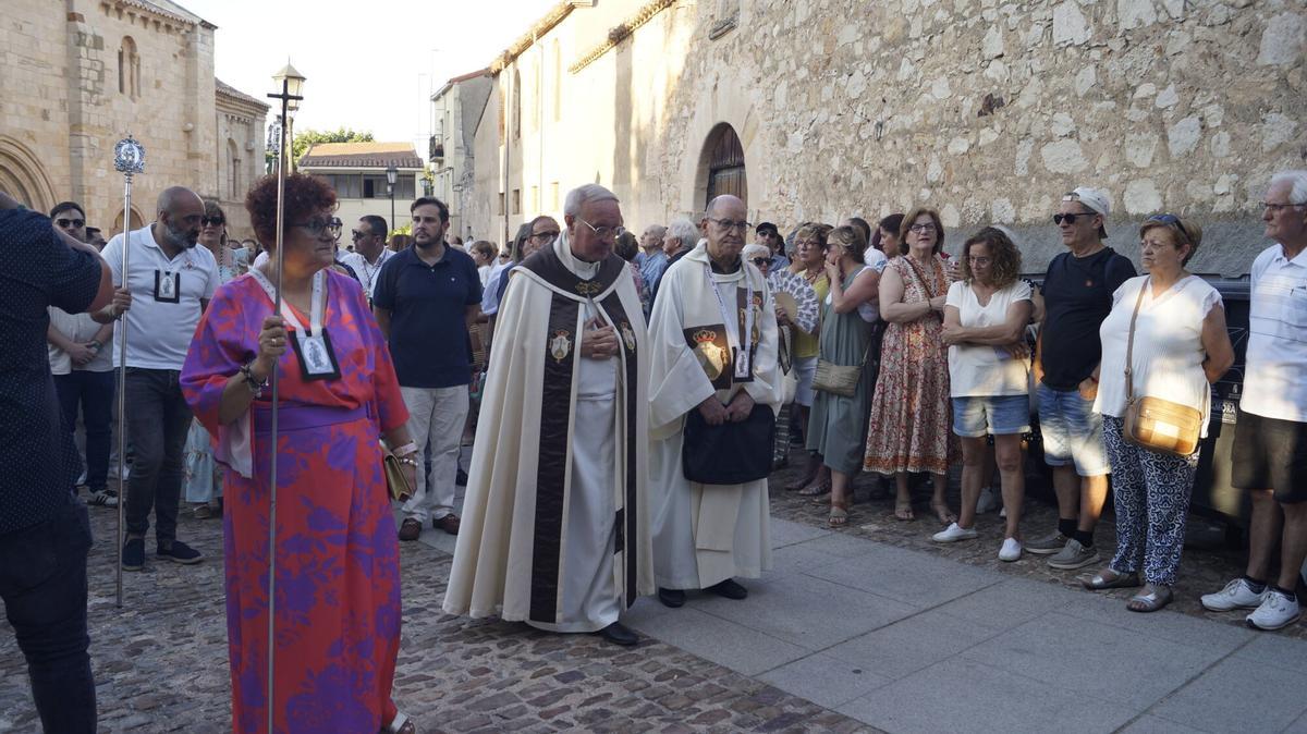 Procesión de la Virgen del Carmen de San Isidoro en Zamora.