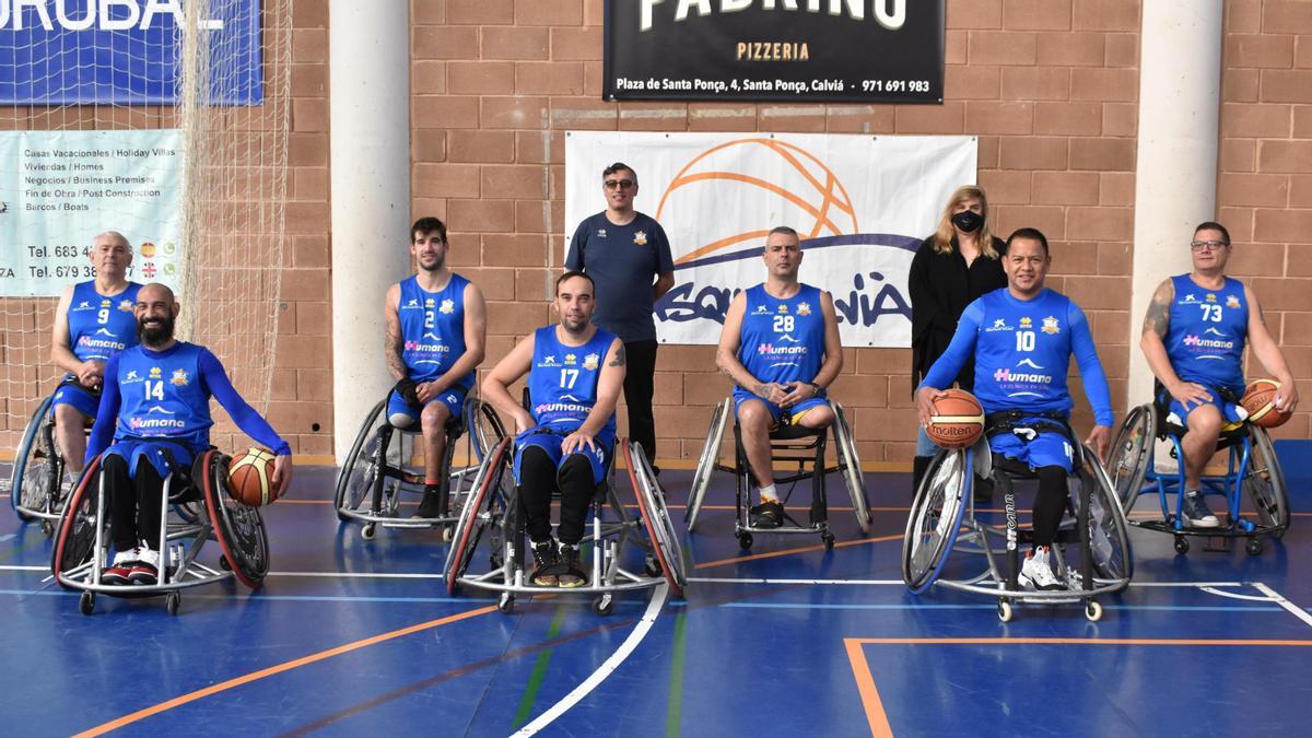 Equipo del DiscaEsports Calvià, que luchará por ascender a Primera División