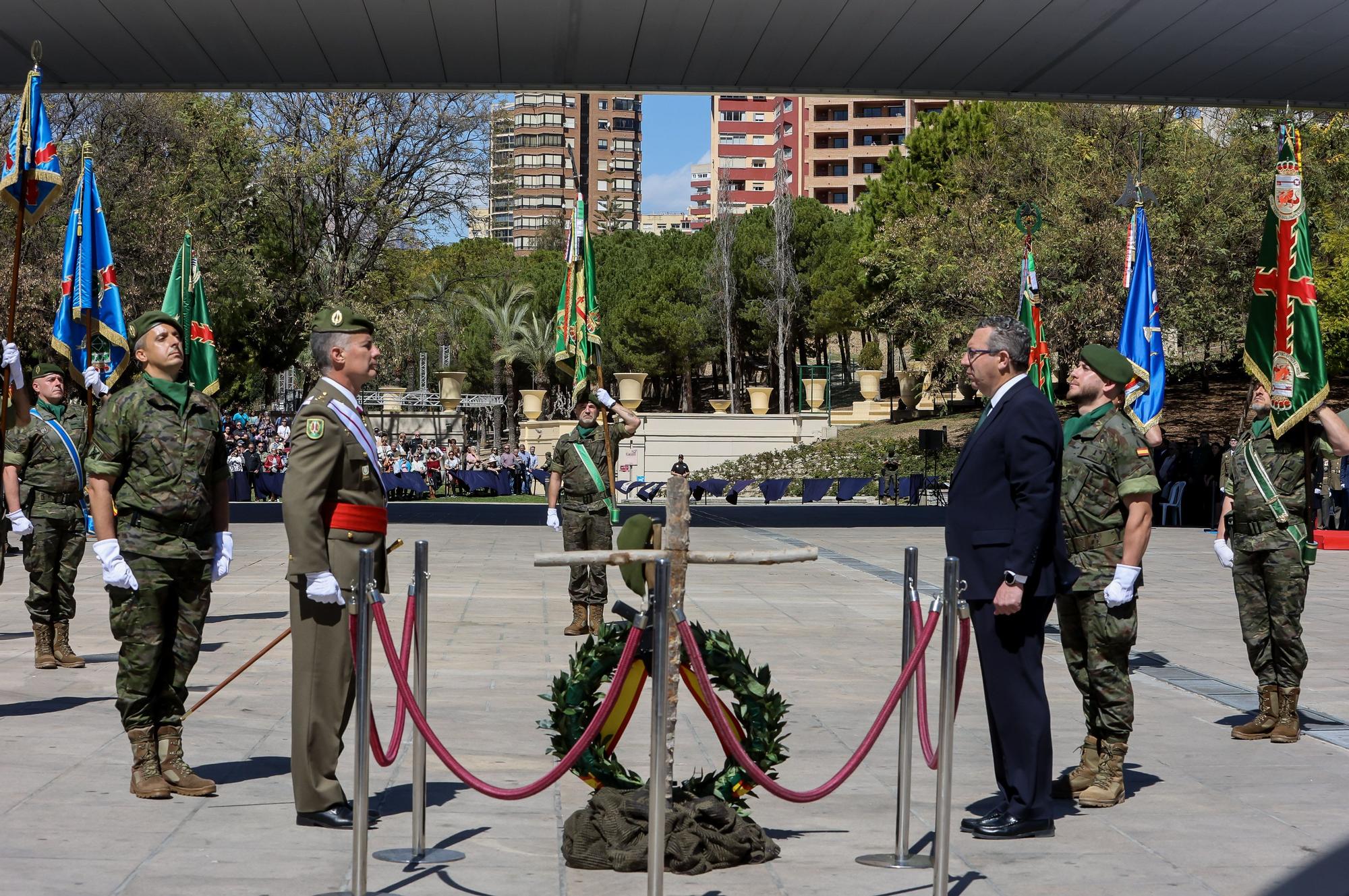 Jura de bandera para civiles en Benidorm